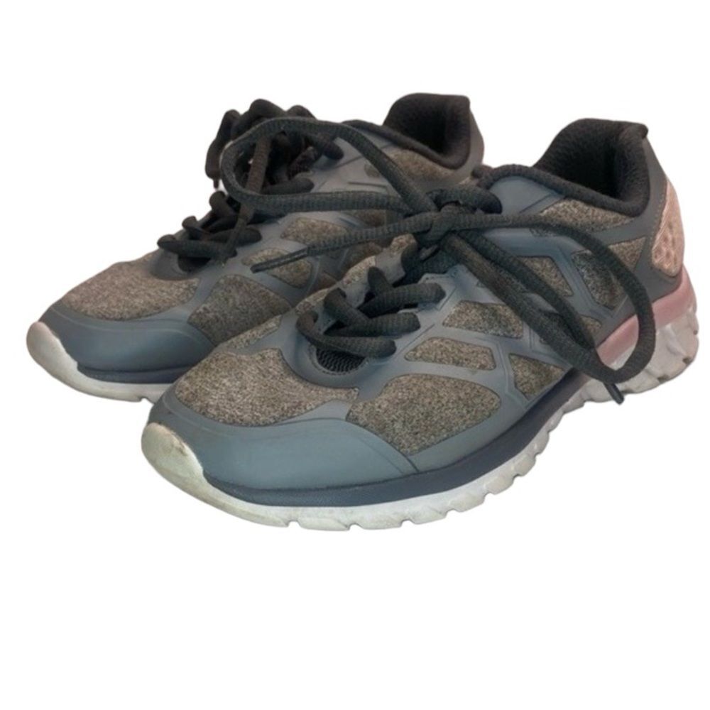 Fila Gray Pink Superstride Memory Foam Sneakers Girls 1